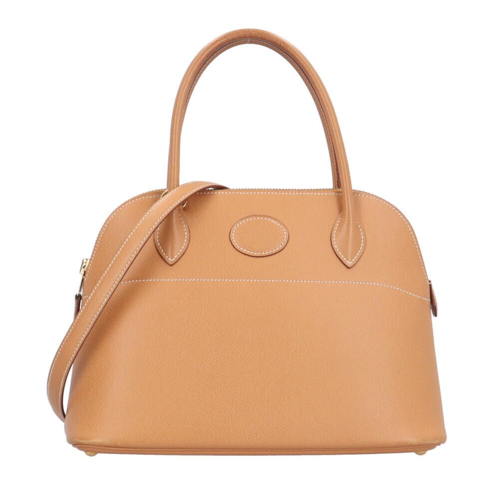 Hermes Bolide 27 Shoulder Bag, Handbag, Veau Epsom Leather, Brown, Women's, H...